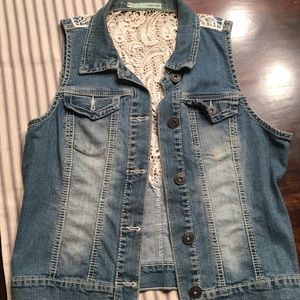 Maurices Blue Jean Vest